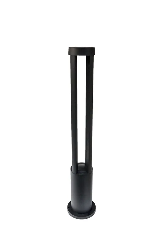 Post de mori de vânt cu LED-uri din Metal Negru 80cm 10W Calitate înaltă