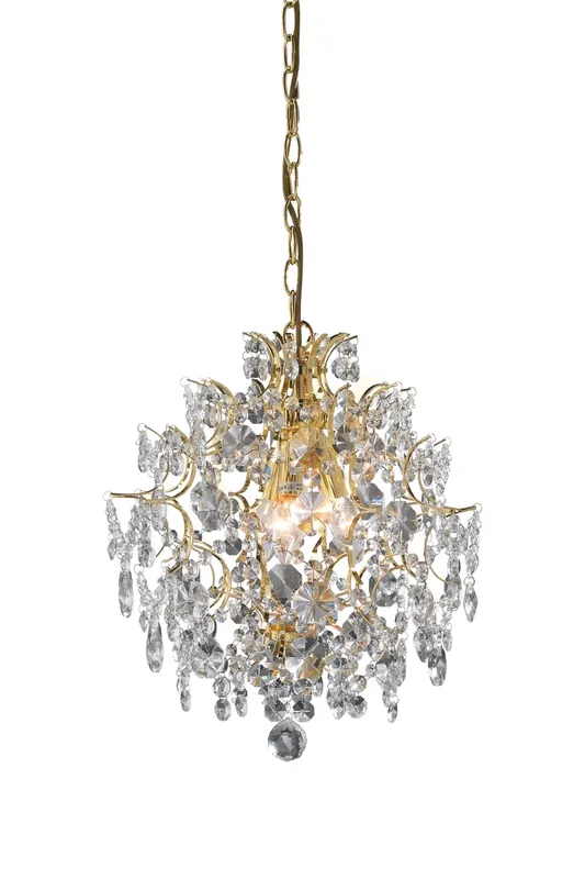 Candelabru Markslojd ROSENDAL 3 becuri E14 auriu cristal transparent 100524 Cel mai bun preț