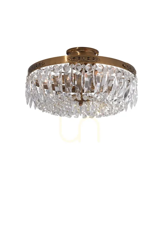 Doar azi Plafon Markslojd Stromsholm 3xE14 antic transparent cristal metal 100613