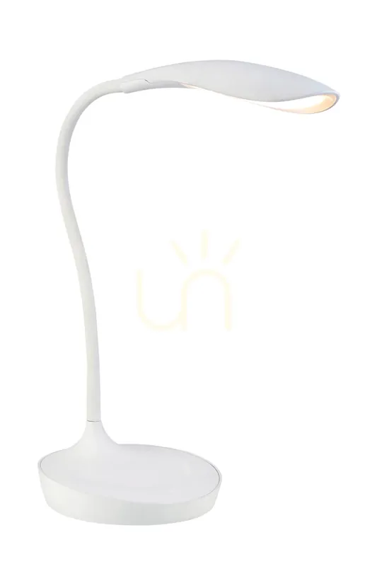 Ultima șansă Lampă de masă Markslojd Swan USB albă dimmer LED 106093