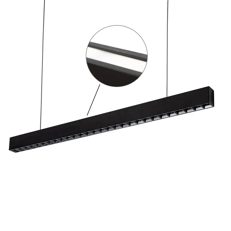 Allday Inspire Two Sides Dark Light 50st Black 840 63w 230v 168cm Black Ofertă