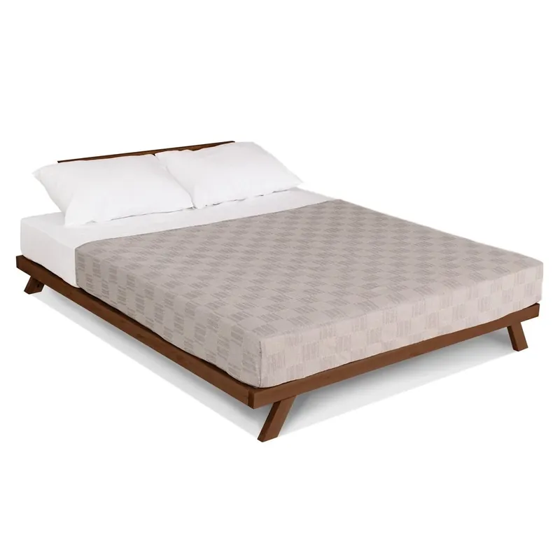 Pat dublu WoodMan Allegro 180x200 lemn fag natur, SKU 1056 Ofertă limitată