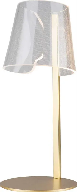Calitate înaltă Lampă de birou LED Max Light Seda aurie metal acrilic 3W 3000K T0040