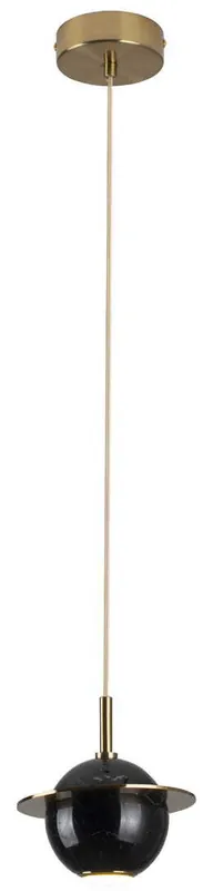 Preferatul clienților Lampa suspendata Max Light Uranos P0414 negru auriu marmura LED 5W 16 cm