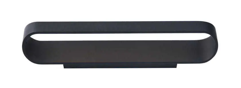 Aplica de perete Max Light Zafira W0278 neagra LED 6W metal 25 cm Ofertă