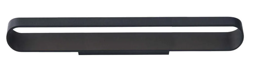 Aplica de perete LED Max Light Zafira W0279 negru metal 12W 3000K 41 cm Reducere de preț
