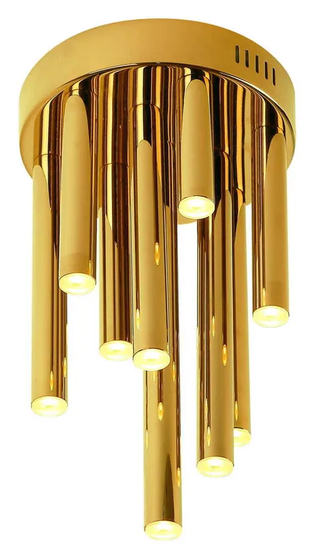Calitate înaltă Plafon Max Light Organic C0197D auriu LED 10W 20 cm metal acrilic
