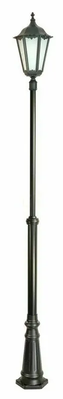 Expediere rapidă Lampă stâlp exterior SU-MA Retro Maxi negru patină reglabil 190-290 cm OGMWN 1
