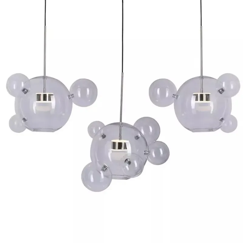 Chilipir Lampă suspendată BULLE -14 LED crom 3000K