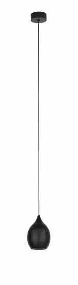Lampa suspendata Max Light Comet Drop P0435 negru LED 5W metal 150 cm Ultima șansă