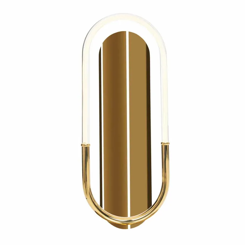 Plată securizată Lampă de perete Max Light Olivia W0290D LED aurie 83 cm 15W