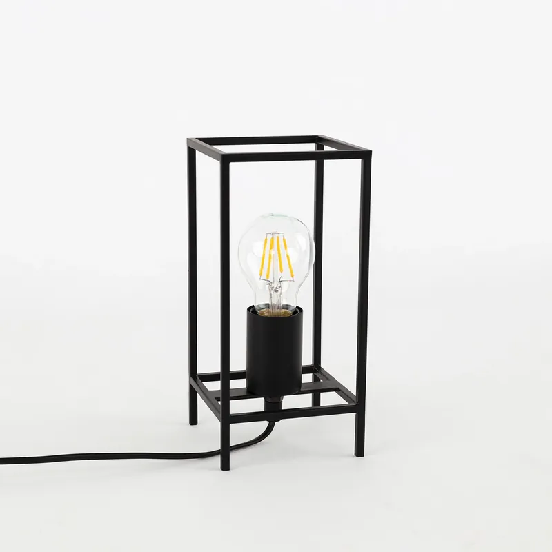 Lampa de birou neagra Melando E27 Preferatul clienților