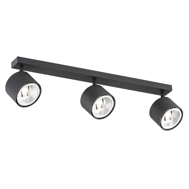 Plafonieră Argon CLEVLAND neagră 3xGU10-AR111 6101 Super ofertă