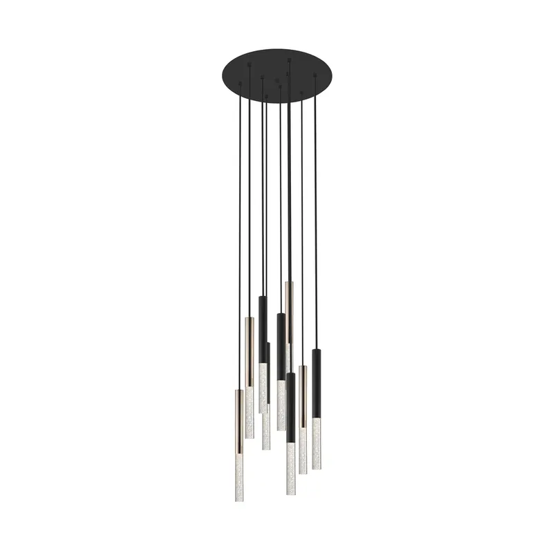 Doar azi Lampă suspendată Zuma Line One negru Mat+aurie/Matt Black+French Gold (P0461)