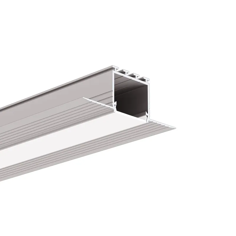 Profilul cu LED-uri KOZEL Silver non-anodizat profil de aluminiu 2m Reduceri de Stoc Livrare rapidă