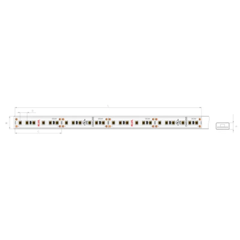 Bandă LED WP-K-27-1220-24V 9,6W/m Disponibil imediat