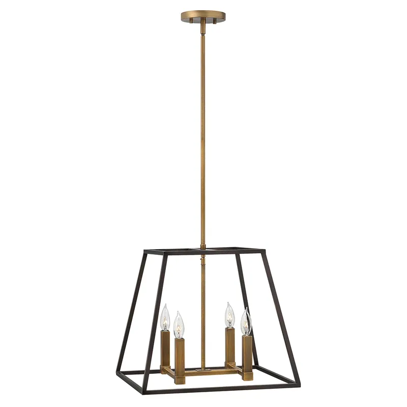 Doar azi Candelabru cu pandantiv Fulton cu 4 lumini Elstead