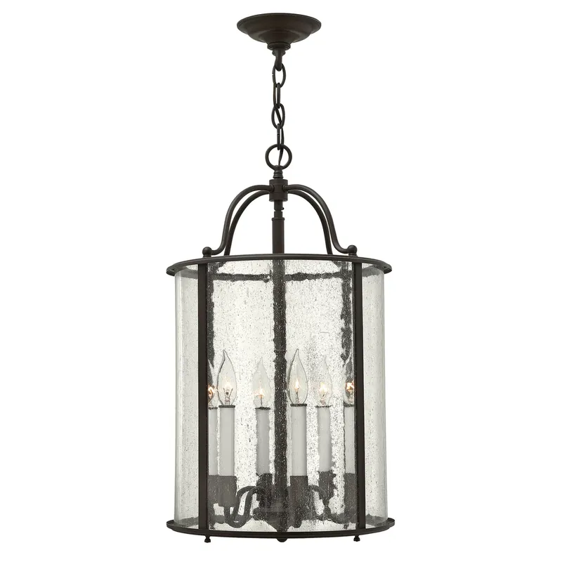 Lampă suspendată Gentry 6 - Olde Bronze Elstead Promoție