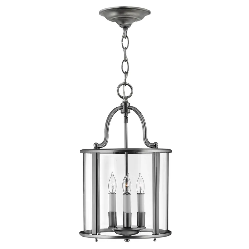 Lampă suspendată medie cu 4 lumini Gentry 4 Light Medium Pendant Lamp - staniu Elstead Retur ușor