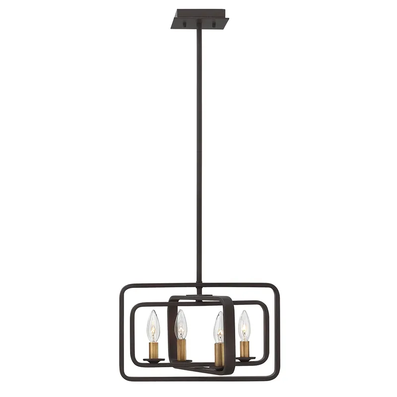 Candelabru cu pandantiv Quentin cu 4 lumini Elstead Cumpără acum