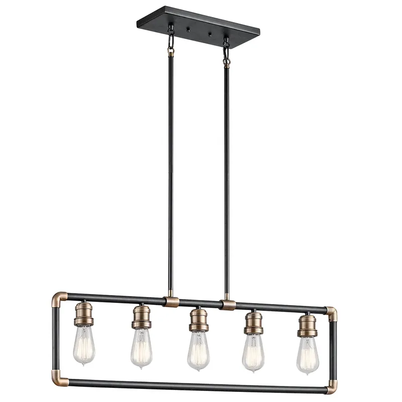 Reduceri Candelabru liniar Imahn cu 5 lumini Elstead