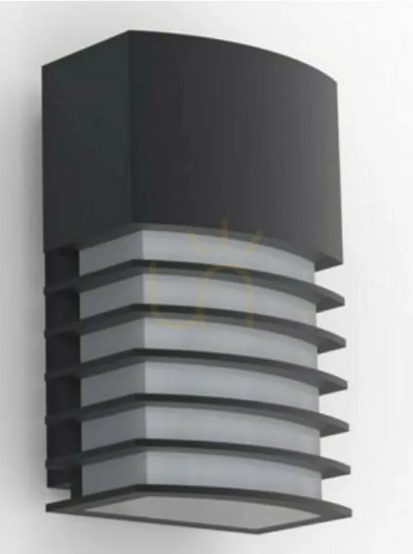 Lampă de perete exterior Lutec Fulton 5207601012 negru aluminiu IP44 E27 40W Retur ușor