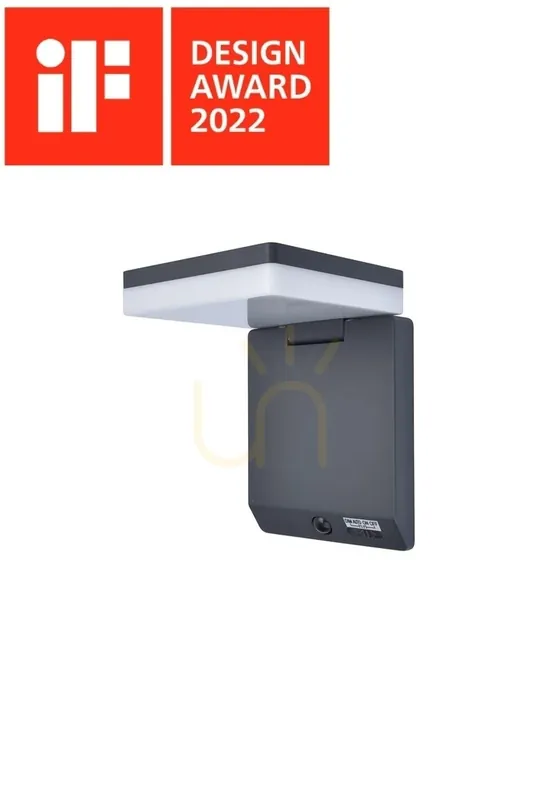 Lampă de perete exterior LED Lutec MOZE 6943101012 negru 8W 800lm IP54 Noutate
