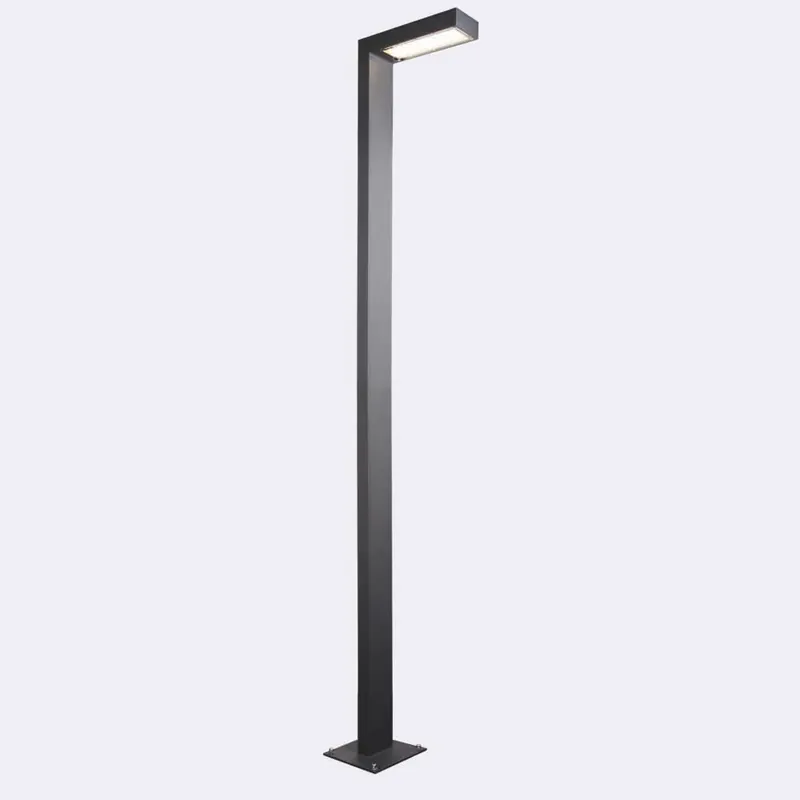 Cel mai vândut ASKER lanternă de grădină / parc - premium - Stâlp PRO 1366GR 8W 3000K 216cm grafit - NORLYS