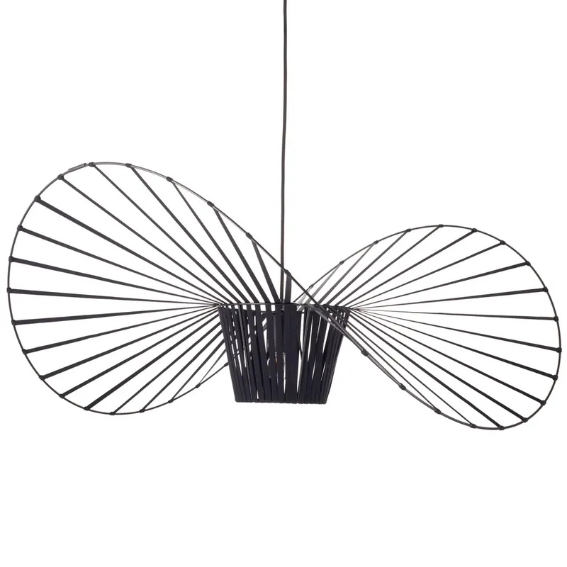 Livrare rapidă Lampă suspendată SOMBRERO negru 100 cm