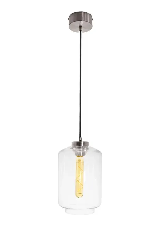 Famlight Leyte Lampă suspendată de plafon din oțel inoxidabil transparent Calitate înaltă