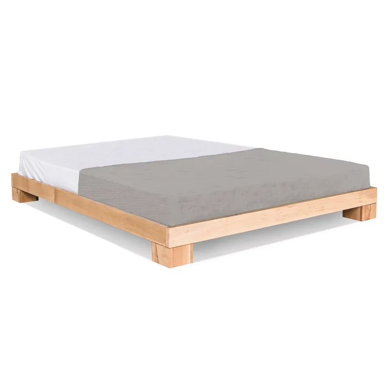 Pat WoodMan 180x200 lemn fag natural stil boho WUA-00931 Ofertă specială