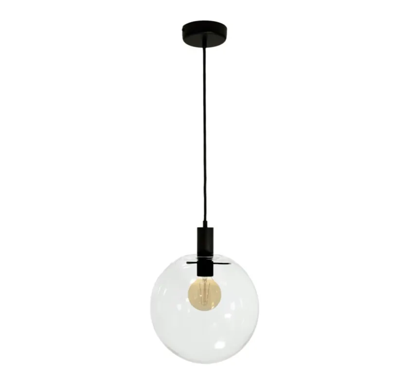 Lampă suspendată elegantă Muna set de 1 lampă din oțel inoxidabil transparent Preferatul clienților