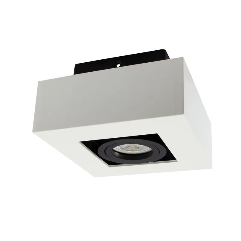 Mirora Gu10 Montat pe suprafață Gu10 250 V Ip20 145 X145 X85mm Alb Negru Pătrat Movabil Preț mic