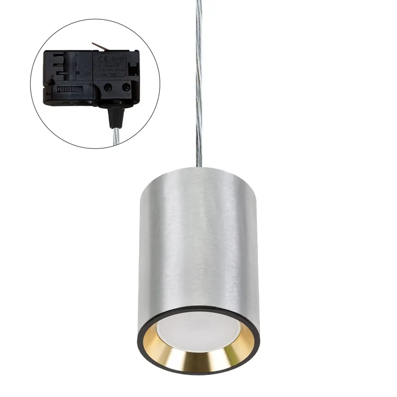 Promoție Chloe Gu10 Mini Gu10 montat pe suprafață Gu10 250 V Ip20 70x100mm argintiu, aurit, centru rotund.