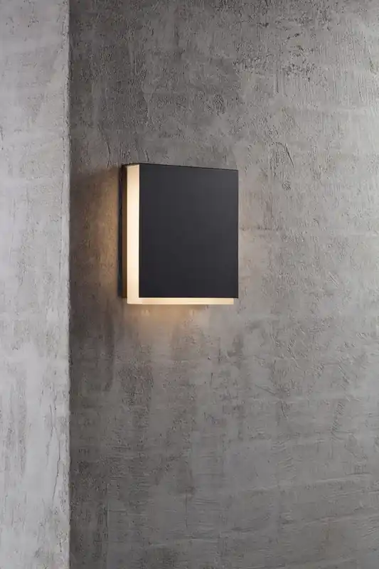 TAMAR Nordlux Nordlux LED Lampă de perete din metal negru Lichidare de stoc
