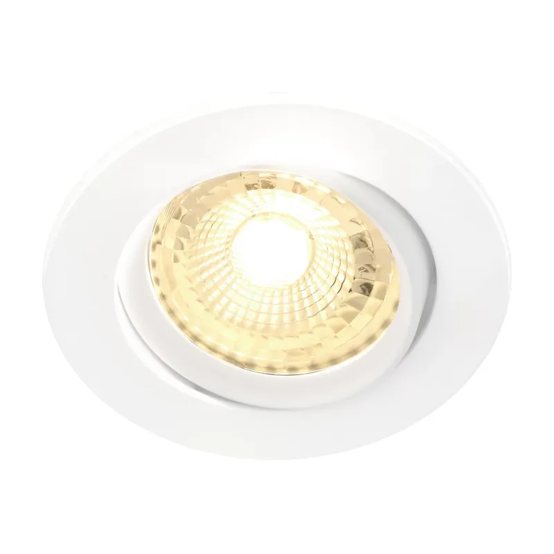 OCTANS Nordlux GU10 7.5W LED cu LED-uri, corp de iluminat încastrat Plastic alb Cumpărături sigure