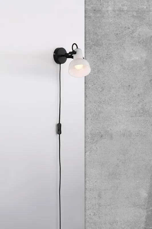 Lampă de perete PARSON Nordlux E14 25W Glass Black Nu rata