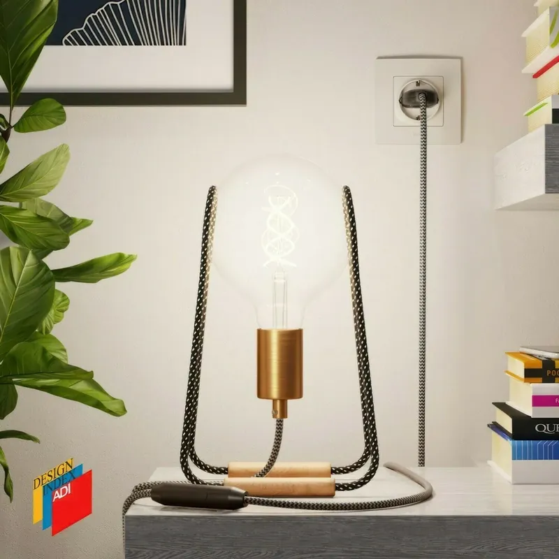 Alb Creative-Cables Creative-Cables Lampă de masă CAPL1970v24782 Cumpărături sigure
