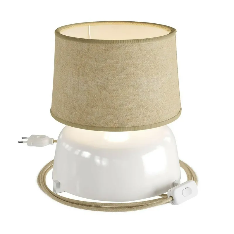 Alb Creative-Cables Creative-Cables Lampă de masă CAPL1984v24851 Cumpărături sigure