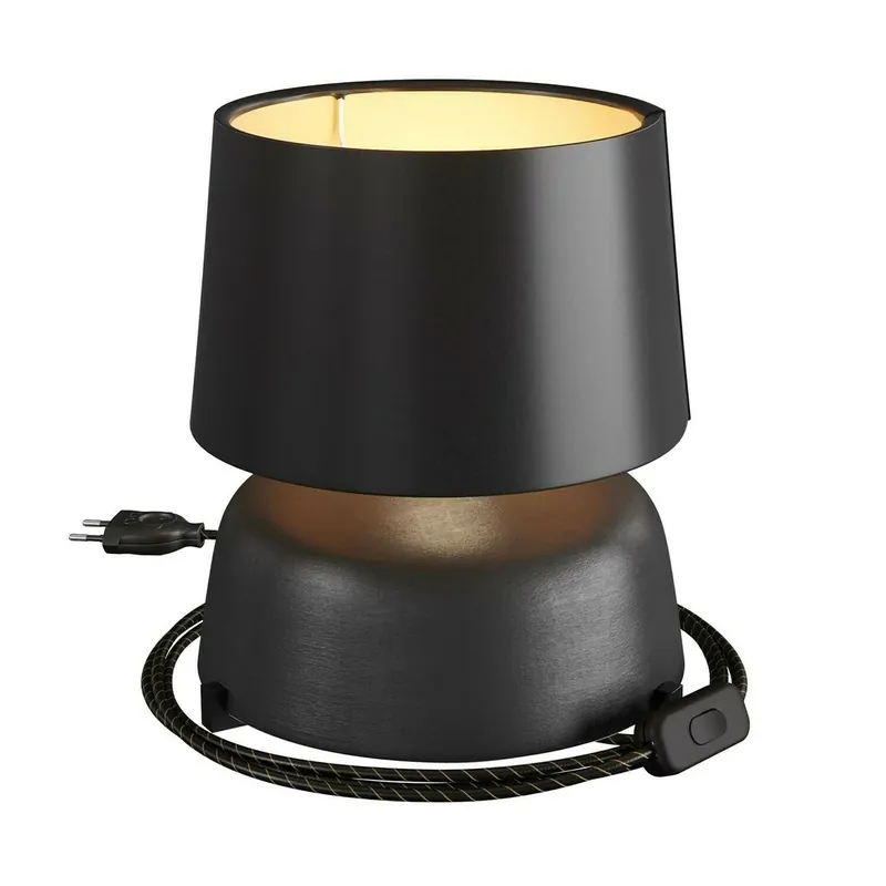 Expediere rapidă Lampă de masă Creative-Cables neagră CAPL1984v24853
