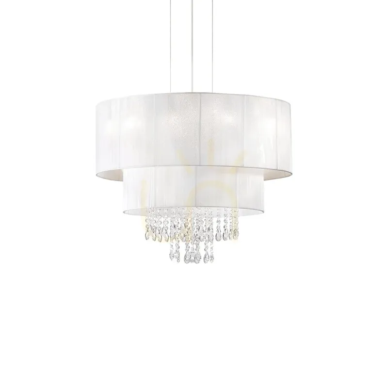 Lampă suspendată Ideallux OPERA SP4 albă sticlă textil cristal 50 cm 182179
Ofertă Limitată Mai ieftin
