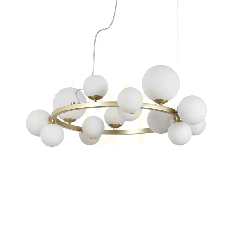 Promoție Lampă suspendată Ideallux Perlage SP14 albă 14xG9 sticlă metal 85 cm 283814
Ofertă Limitată