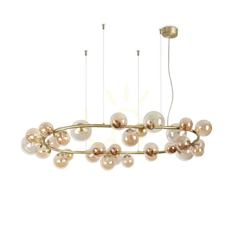 Cumpără online Lampă suspendată Ideallux Perlage SP30 Ambra chihlimbar 322780
Ofertă Limitată