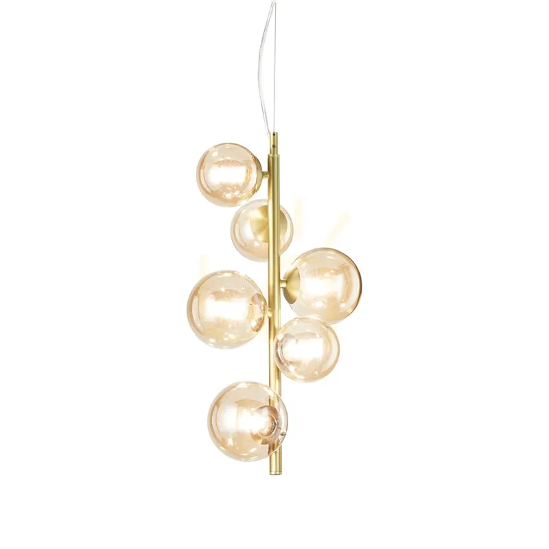 Lampă suspendată Ideallux Perlages SP6 Ambra 6xG9 sticlă metal 317793
Ofertă Limitată Calitate înaltă