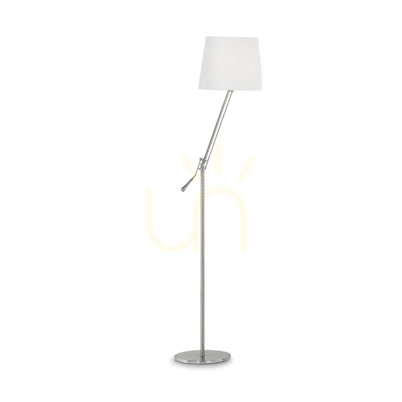 Calitate înaltă Lampadar Ideallux REGOL PT1 alb E27 163 cm metal textil 014609
Ofertă Limitată
