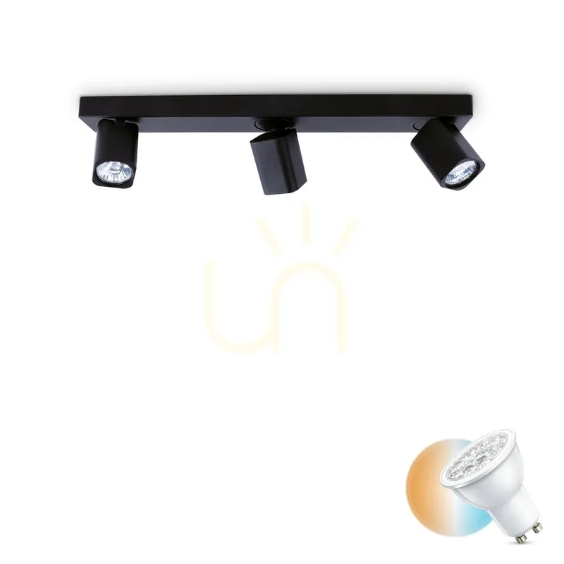 Cumpărături sigure Plafoniera Ideallux Rudy PL3 Square negru 3xGU10 metal 54 cm 321516
Ofertă Limitată
