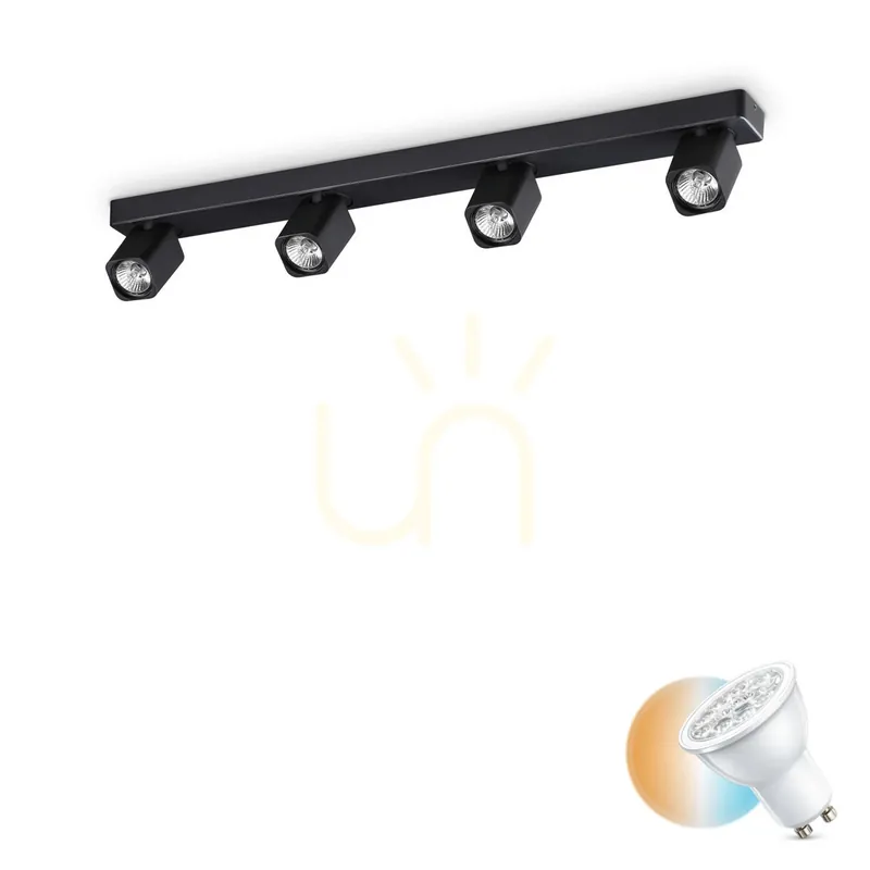 Cumpără acum Plafoniera Ideallux Rudy PL4 Square Nero negru 4xGU10 76 cm 321523
Ofertă Limitată