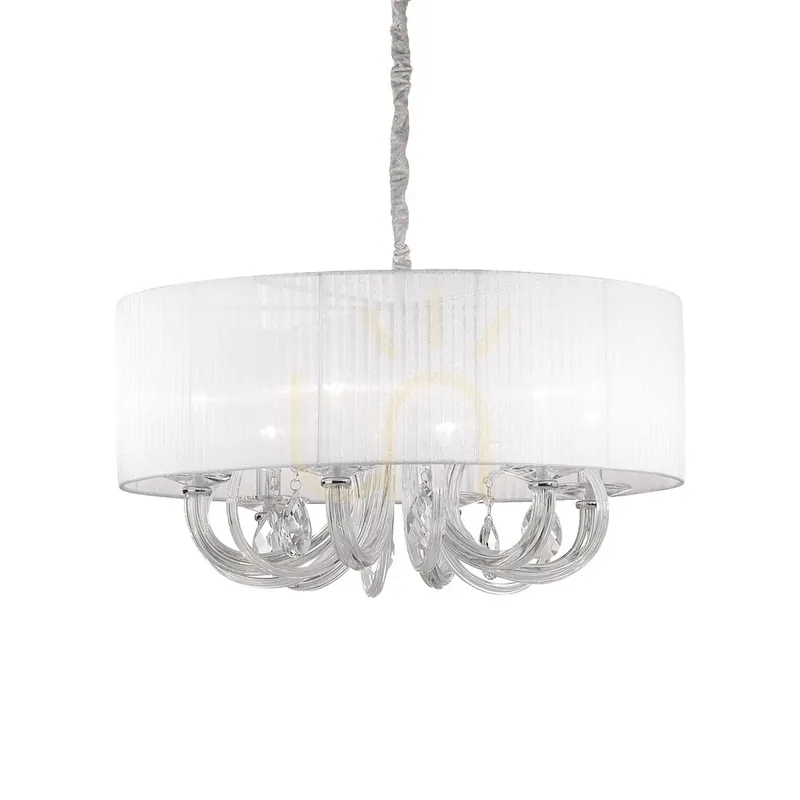 Retur ușor Lampă suspendată Ideallux SWAN SP6 albă 6xE14 sticlă textilă 035826
Ofertă Limitată