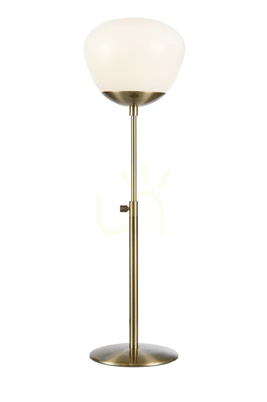 Promoție Lampa de masa Markslojd RISE 108546 alba metal sticla 60 cm