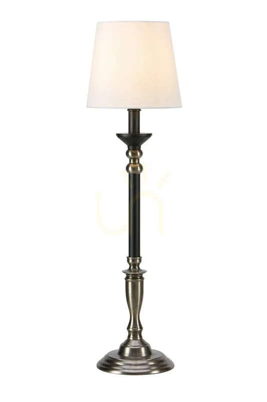 Cel mai vândut Lampă de masă Markslojd Gent 108680 bej/negru metal textil 73 cm